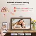 thumbnail image 2 of RCA 15.6" WiFi Digital Picture Frame Large Electronic Uhale Photo Video Frames with 32GB Memory 1920x1080P FHD IPS Touch Screen Auto Rotate Wall Mountable, Share from Phone to Cloud Frame Anywhere, 2 of 10