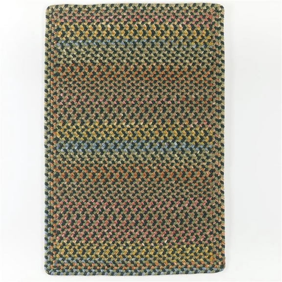 Rhody Rug WO21R048X072B 4 x 6 ft. Woodstock Rectangle Rug, Forest & Multi Color