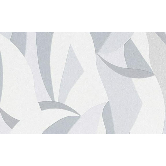 Concord Wallcoverings Modern Textured Wallpaper Graphic, Vinyl Accent Wall , Grey, Light Grey, White, 21 in x 33 Ft (57 sq. ft), 10331_10