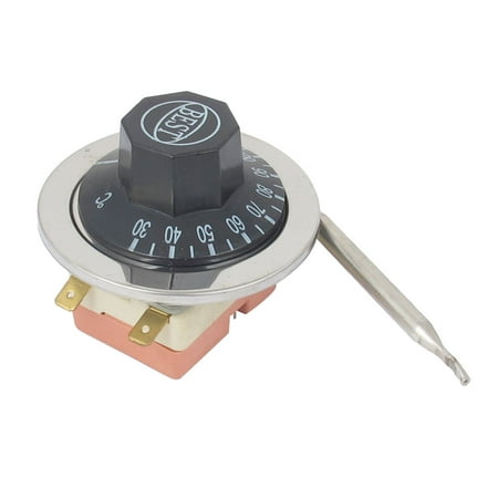 Adjustable Thermostat Glass - 250V 16A 30-110 Degree Dial Adjustable Temperature Control Switch Thermostat