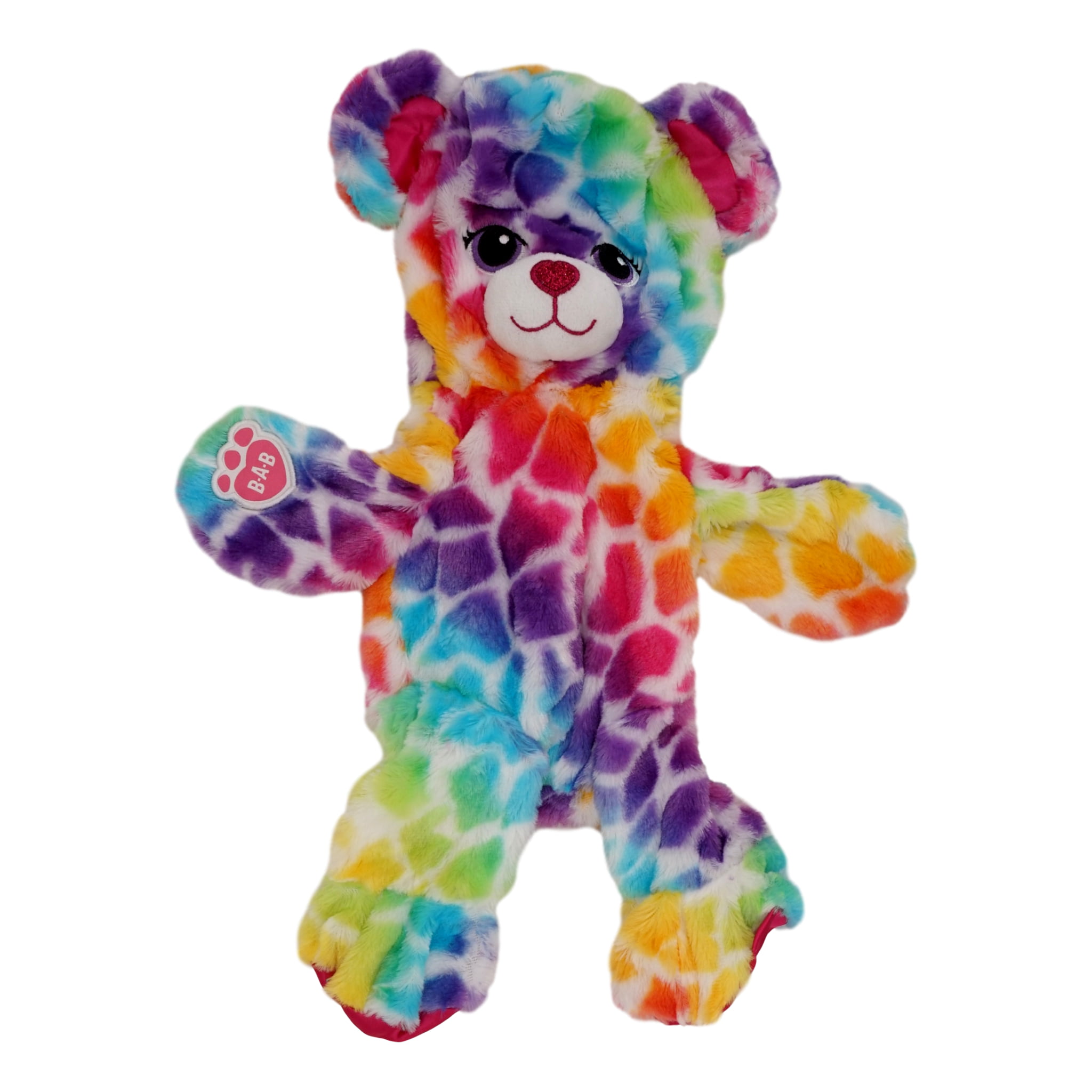 Unstuffed Build-a-Bear Rainbow Safari Bear - Colorful Teddy Bear Plush Toy,...