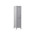 thumbnail image 2 of Elegant Kitchen and Bath 16 Inch Wide Bathroom Linen Storage Freestanding Cabinet In Grey, 2 of 10