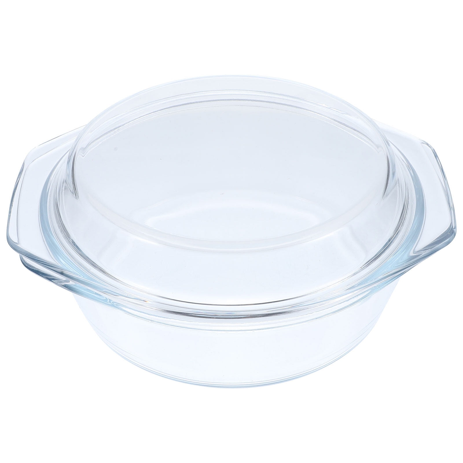 Glass Casserole with Lid Covered Glass Casserole Dish with Handles