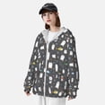thumbnail image 3 of Lsque Lovely Penguin UPF 50+ Lightweight Sun Protection Men's Women's Long Sleeve Shirt, Hoodie Performance -3X-Large, 3 of 9