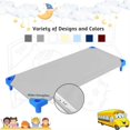 thumbnail image 3 of Camp County Beyond Cotton-Polyester Blend, Toddler Size Day Care Cot Sheet, Light Grey 22 x 40, for Boys and Girls- Pack of 6, 3 of 7