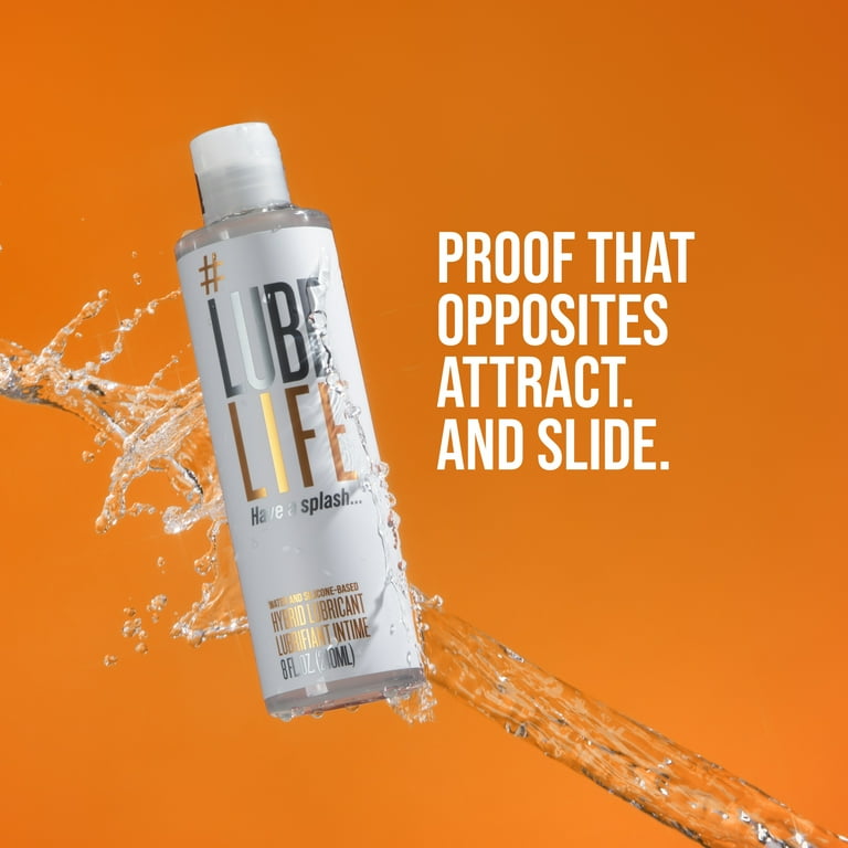 Lube Life Natural Liquid Personal Lubricant, Silicone & Water