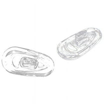 25 Pairs Silicone Eyeglass Nose Pads Oval Push On