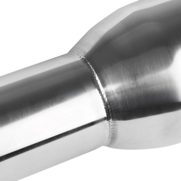 Universal N1 Stainless Burnt Tip Muffler 4 tip / 2.5 in/Outlet with Silencer Universal N1 Stainless Burnt Tip Muffler 4 tip / 2.5 in/Outlet with Silencer
