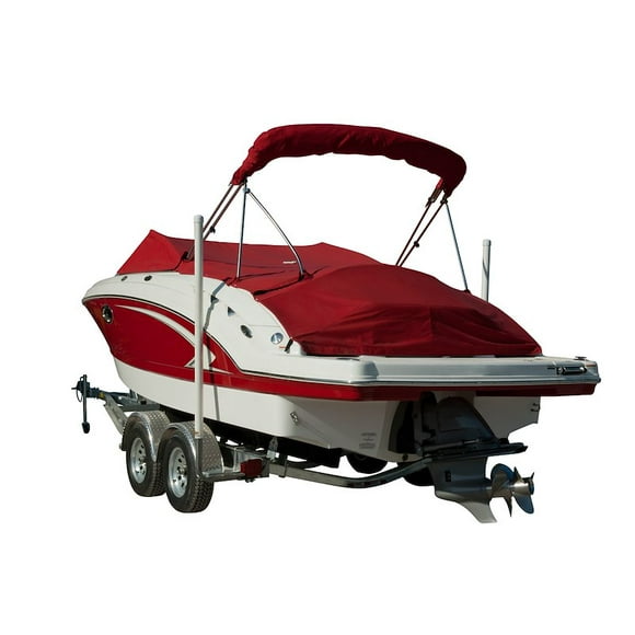 C.E. Smith Trailer Boat Guide 27640 Bolt-On Mount; PVC; Set Of 2; With Mounting Hardware; 60 Inch Length; White; Unlighted