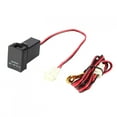 thumbnail image 2 of Adaptador de corriente USB, cargador de coche USB dual de 12 V-24 V CC a 5 V Cargador de coche USB diseñado meticulosamente, 2 of 9