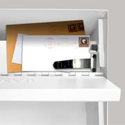 Mail Boss Metro Locking Security Mailbox, Alpine White
