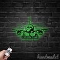 thumbnail image 5 of Handmadetneonsign Airplane Metal Wall Art Light, Airplane Metal Sign Wall Decor, Aircraft Metal Decor 50136, 5 of 5