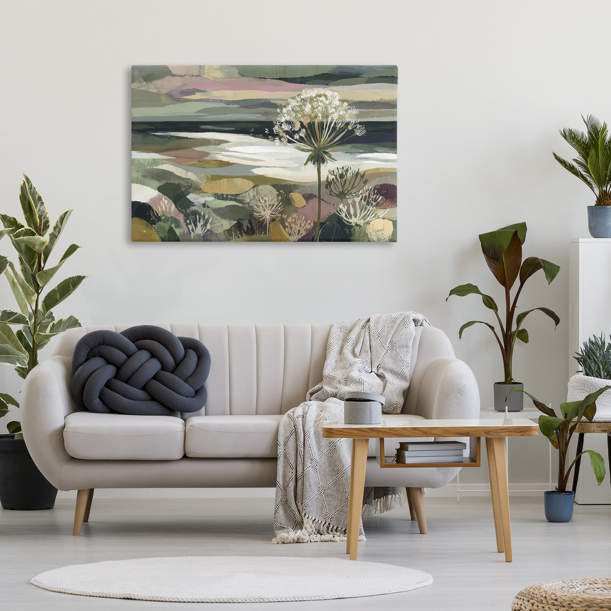 Stupell Industries Dandelion in Misty Meadow Canvas Wall Art, design by Chromatic Storm Studio