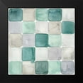 thumbnail image 2 of Popp, Grace 15x15 Black Modern Framed Museum Art Print Titled - Watercolor Window Panes I, 2 of 5