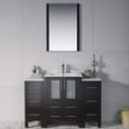 thumbnail image 3 of Blossom 48" Bathroom Vanity | Espresso | Ceramic Sink | Solid Wood | Double Side Cabinet | Freestanding, 3 of 8