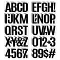 thumbnail image 1 of Pegatinas de Vinilo con Letras y Números de 6 Pulgadas, 20 Hojas Autoadhesivas del Alfabeto, Pegatinas para Buzón y Puerta., 1 of 5
