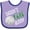Lavender and Purple, variant on Inktastic Daddy's Golf Buddy with Golf Ball Gift Baby Boy or Baby Girl Bib