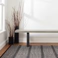 thumbnail image 4 of Dash & Albert Malta Handwoven Wool Rug, 5' x 8', Black, 4 of 7