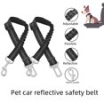 thumbnail image 2 of Cebo para asiento de coche para perros, correa reflectante para coche, cuerda de seguridad elástica retráctil, cuerda pst para coche y gato, 2 of 6