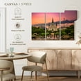 thumbnail image 4 of Elephant Stock New Orleans Cathedral Wall Art - Horizontal Multi Panel Canvas - Living Room Wall Decor - Religion And Spirituality Multi Panel - Orange And Purple Decor - 74" x 48", 4 of 4