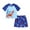 Blue crab, variant on Toddler Baby Boy Swimsuit Set Cartoon Short Sleeve Top Shorts Two Pieces Bathing Suit Swimwear Outfit for 18-24 Months