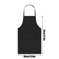 thumbnail image 2 of Plain Apron For Women And Men With Double Pockets, Waterproof Material Strong Wear-Resistant And Easy To Clean, Ideal For Cooking Baking Grilling Working, 2 of 3