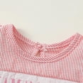 thumbnail image 4 of TOWED22 Newborn Infant Baby Girl Summer Outfit Strap Bunny Onesie One Piece Sleeveless Bubble Romper + Headband Pink,6-12 M, 4 of 8