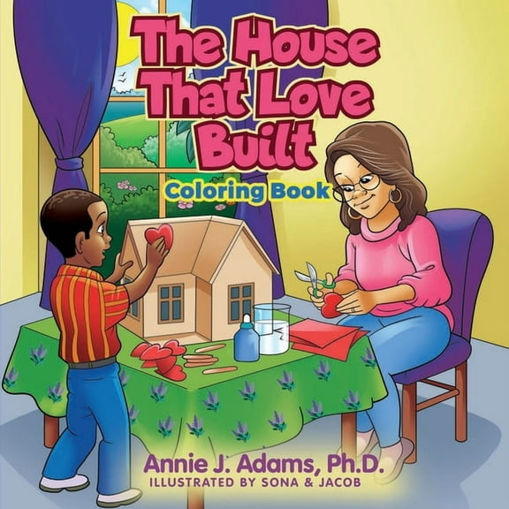 The House That Love Built Coloring Book, (Paperback)