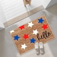 thumbnail image 6 of 4th of July Bath Rug - Patriotic Bathroom Rug - Independence Day Red Blue and White Rug - Non Slip Outdoor Indoor Entryway Floor Mats - 4th of July Patriotic Decorations (A), 6 of 8