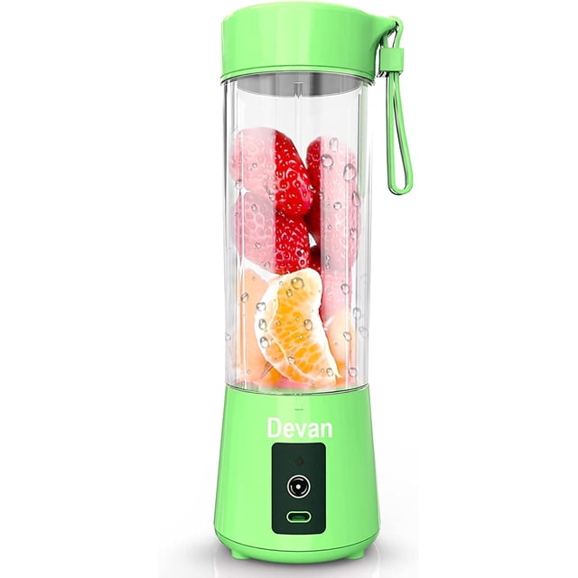 PIPETPET Portable Blender, Personal Size Blender for Smoothies and Shakes,USB Rechargeable Mini Blender Fresh Juicer Cup with Stronger Motor Household Fruit Mixer for Kitchen,Home,Travel