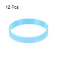 thumbnail image 3 of Uxcell Silicone Luminous Wristbands 8 Inch Circumference, Light Blue 12 Pack, 3 of 6