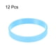 thumbnail image 3 of Pulseras luminosas de silicona Uxcell Circunferencia de 8 pulgadas, Azul claro 12 paquetes, 3 of 7