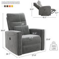 thumbnail image 4 of Biuhony Electric Power Recliner Chair with USB charge for Living Room Bedroom，Gray, 4 of 7