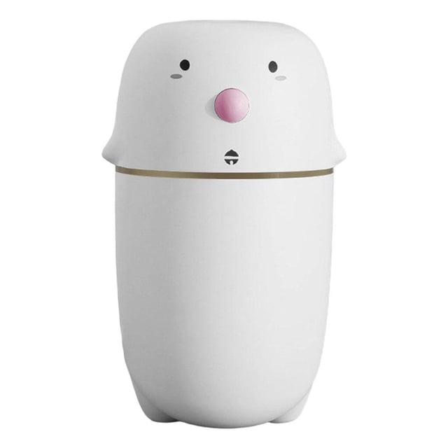 Humidificador de niebla fría USB con luz , difusor de aceite de aroma blanco Zulema Mini humidificador de aire