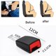 thumbnail image 1 of 1Pcs Car Seat Belt Clip Extension Plug Car Safety Seat Lock Buckle Seatbelt Clip Extender Converter Accessories Safety Buckletype 1 Beige He Qiyong unisex, 1 of 1