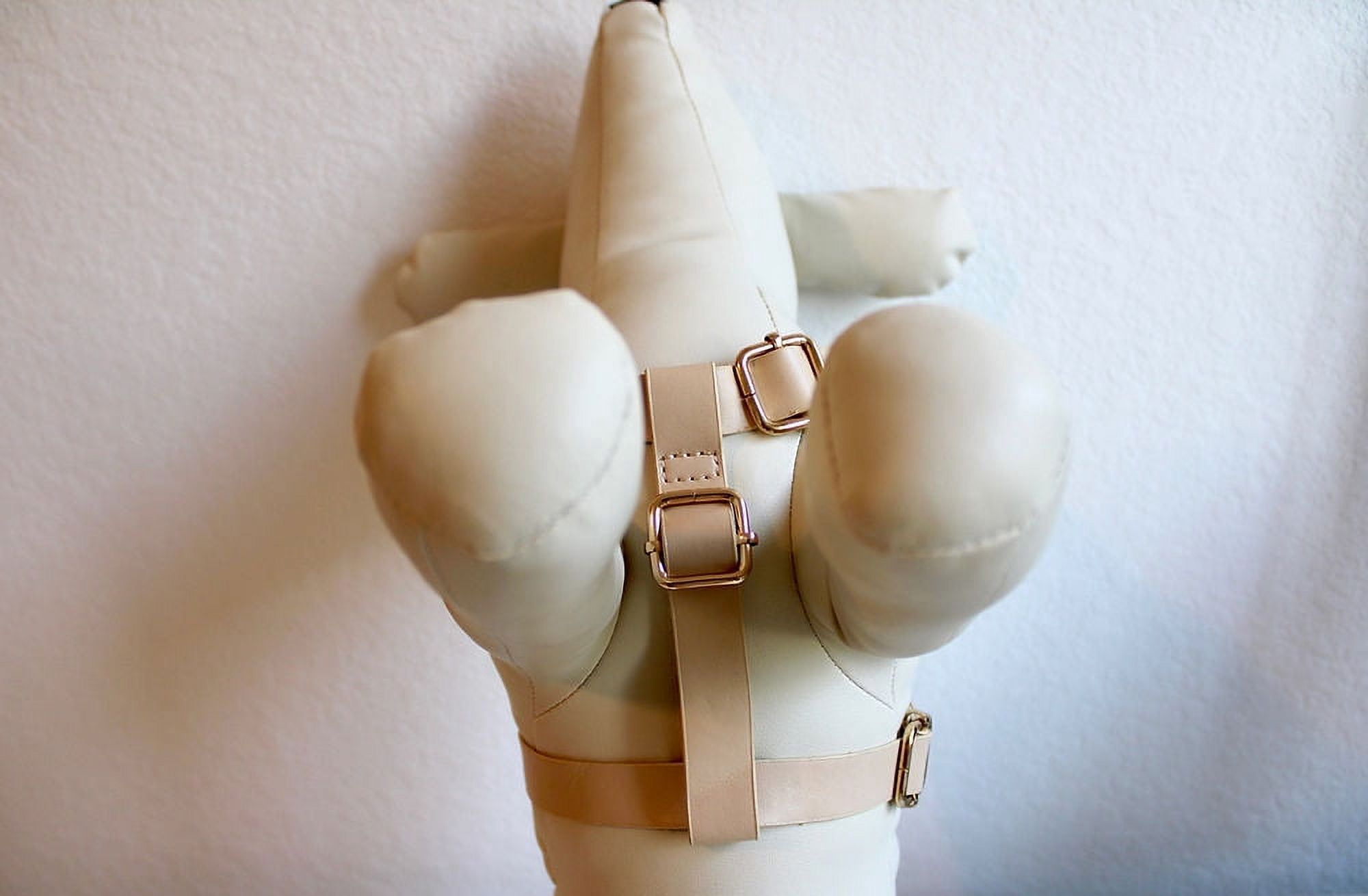 Dalisay Pure Vegan Leather Tan Dog Harness