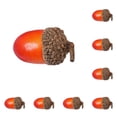 thumbnail image 2 of 24 Pcs Artificial Acorns,1.57 inch Mini Fake Nut Acorns Ornaments,Realistic Small Acorns Craft for Fall Table Scatter, Wreaths, Bowls, Photo Props, Parties and Farmhouse Decoration,Brown, 2 of 6
