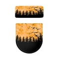 thumbnail image 5 of HELLHERO Halloween Pattern Design Bathroom Toilet Lid Cover Set Thankful Fall 2 Piece Set Washable and Reusable Adjustable Bathroom Seat Covers Stretch, 5 of 8