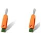 thumbnail image 3 of Advancent Vasos de agua, cepillos, herramientas de limpieza, botellas plegables, depurador de en forma de zanahoria, dispositivos portátiles Naranja 2Conjunto, 3 of 6