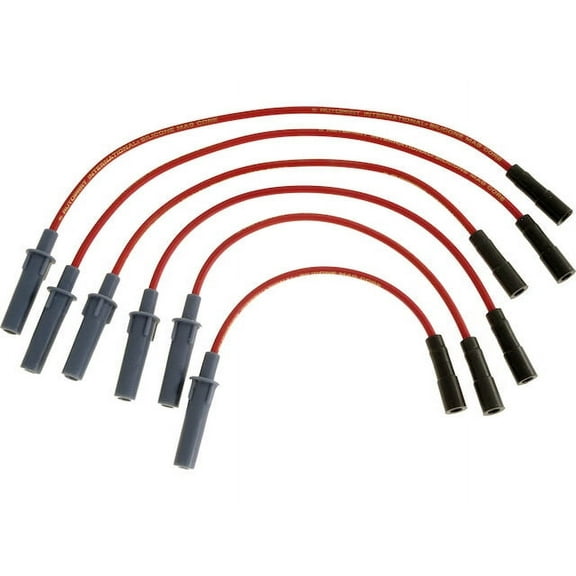 Spark Plug Wire Set - Compatible with 2001 - 2007 Dodge Caravan 3.3L V6 2002 2003 2004 2005 2006