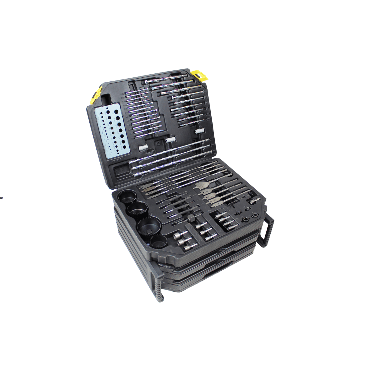 K Tool International 10330 Drill Bit and Accessory Set 326 Piece with Case