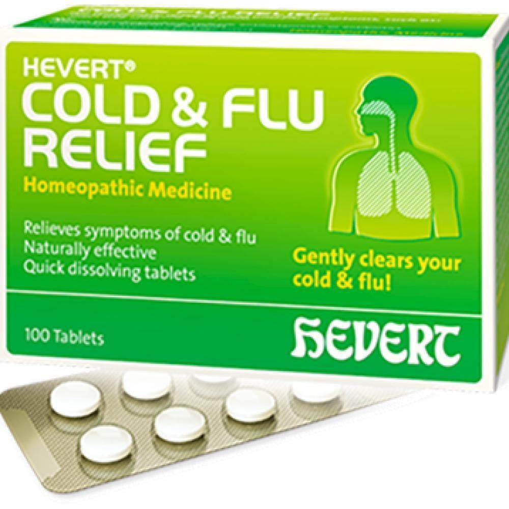 Hevert Pharmaceuticals Hevert Cold & Flu Relief 100 tabs 300725 ME