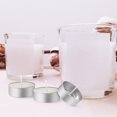 thumbnail image 2 of 1 Set Aluminum Tea Lights Cups Small Candles Containers Candles Jars with Candles Wicks, 2 of 8