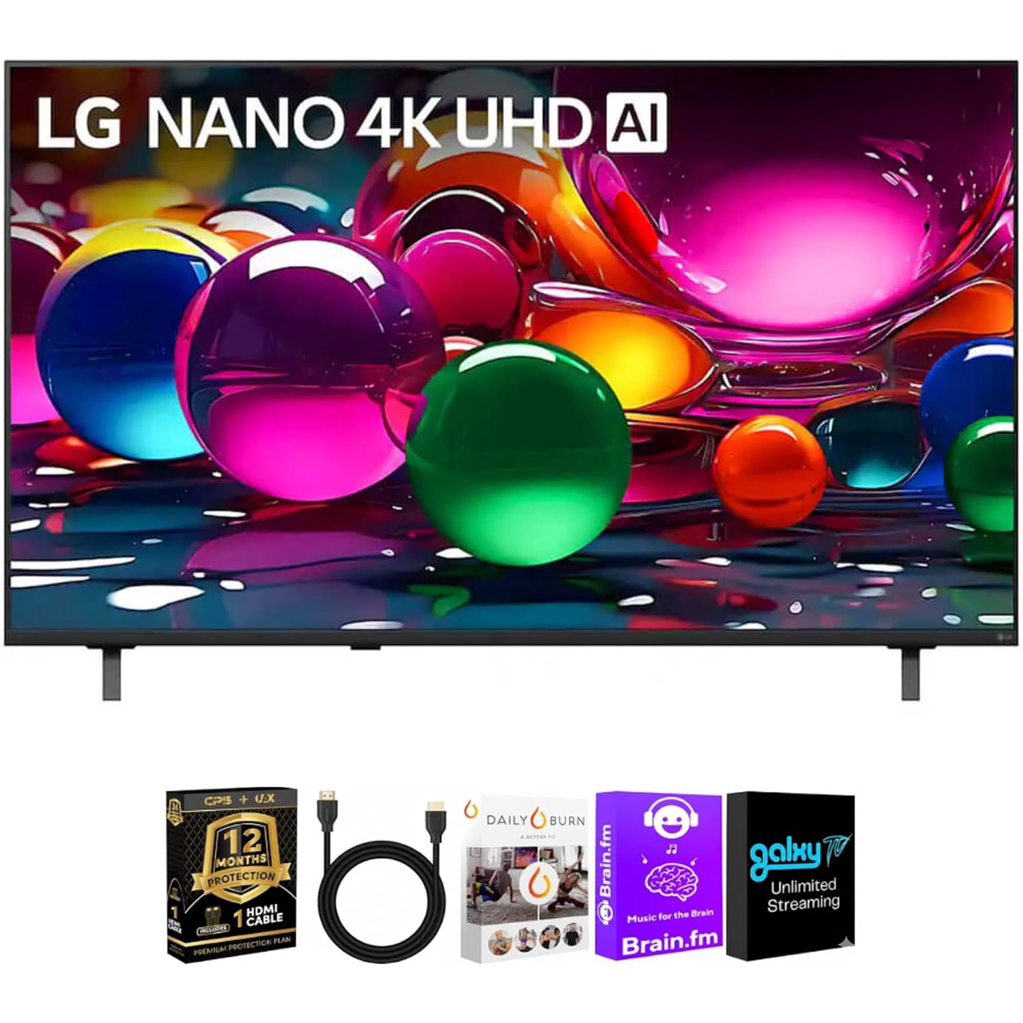 LG 55" NU700 4K Smart TV Bundle, 55NU700BPK1