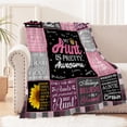 thumbnail image 2 of LHSHID Birthday Gifts for Aunt Blanket Flannel Soft and Comfortable Anti static Bed Sofa Blanket 50x60in, 2 of 5
