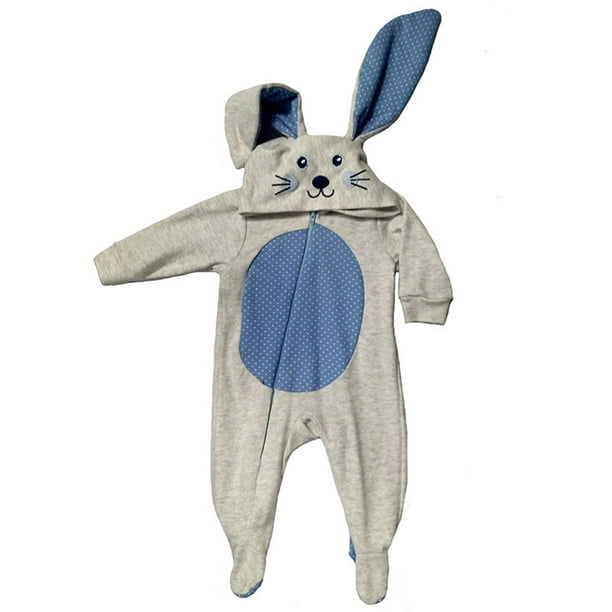Mameluco Baby Kiss Conejo Talla 3 meses Kiss Pijamas para Niños