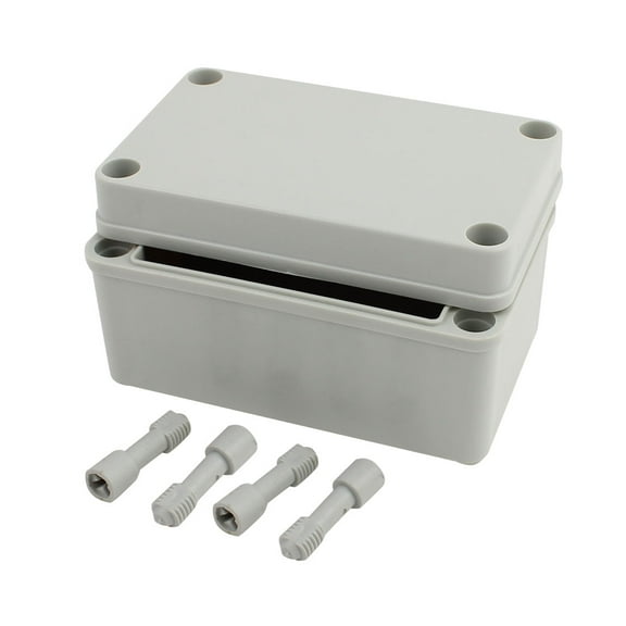 130mm x 80mm x 70mm Waterproof Junction Box DIY Case Enclosure Gray