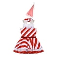 thumbnail image 3 of YiZYiF Girls Sleeveless Feather Mesh Splice Ballet Tutu Leotard Christmas Figure Skating Dance Dress Red 4, 3 of 7