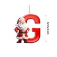thumbnail image 3 of Meitianfacai 26 Letters Christmas Tree Decoration Pendant Christmas Tree Ornaments Personalized DIY Christmas Ornaments Christmas Decoration Xmas Tree Hanging Decor Feature, 3 of 5
