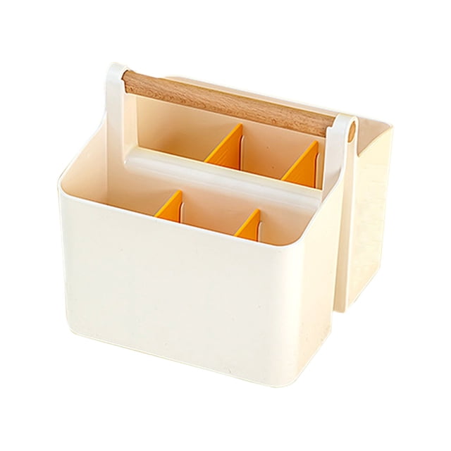 Handheld Color Pen Marker Pen Storage Box Divided Into Compartments Large Capacity Pen Holders Organizing Student Brushes Desktop Stationery Storage Box
